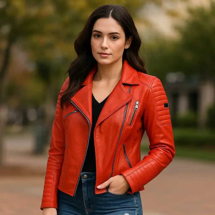 Biker Scarlet Rise : Leather Lab