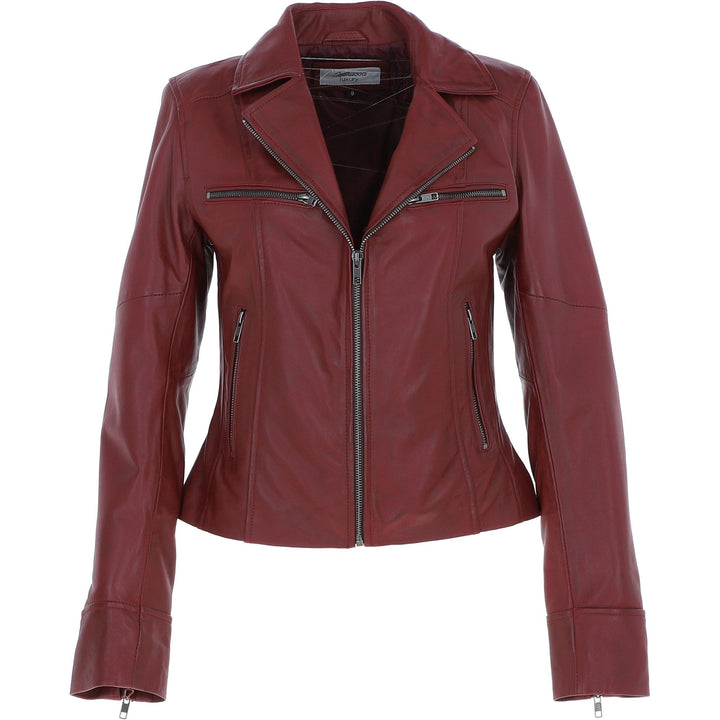Burgundy Drift Edge Jacket