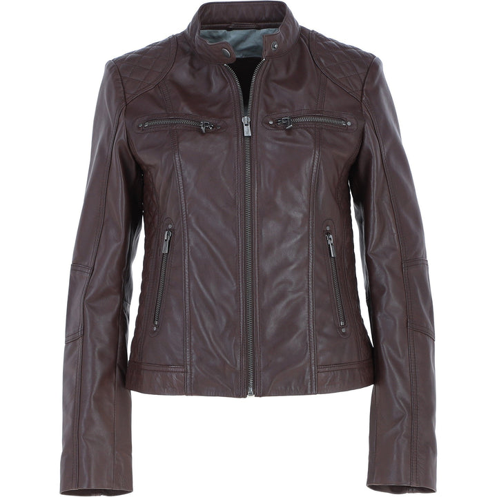 Burgundy Rebel Chic Jacket