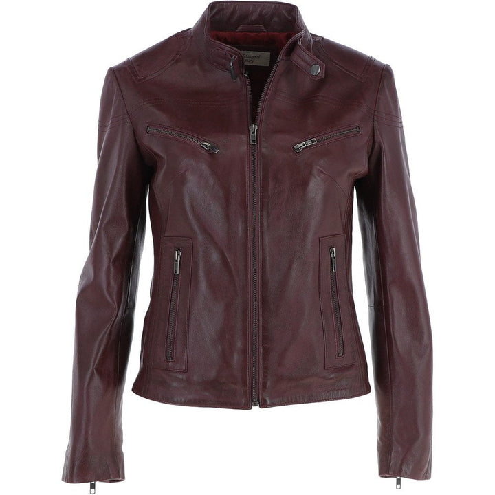 Burgundy Rider Rush Jacket