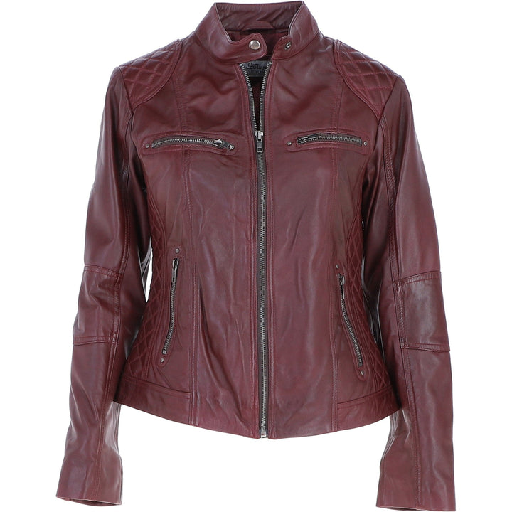 Burgundy Shadow Whisper Jacket