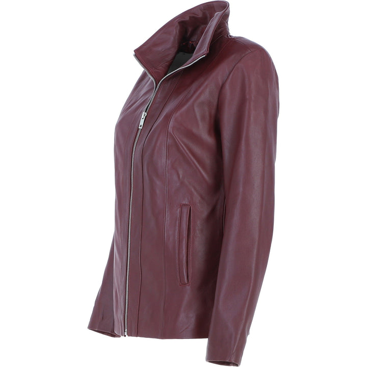 Burgundy Shadow Edge Jacket