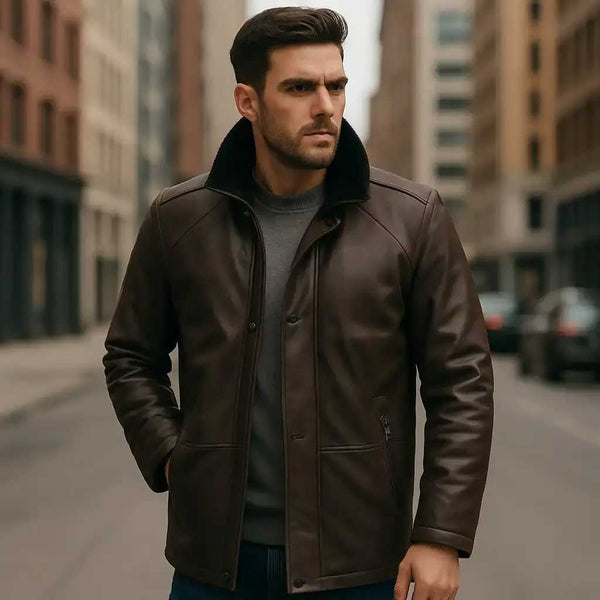 Coat Scarlet Arc : Leather Lab