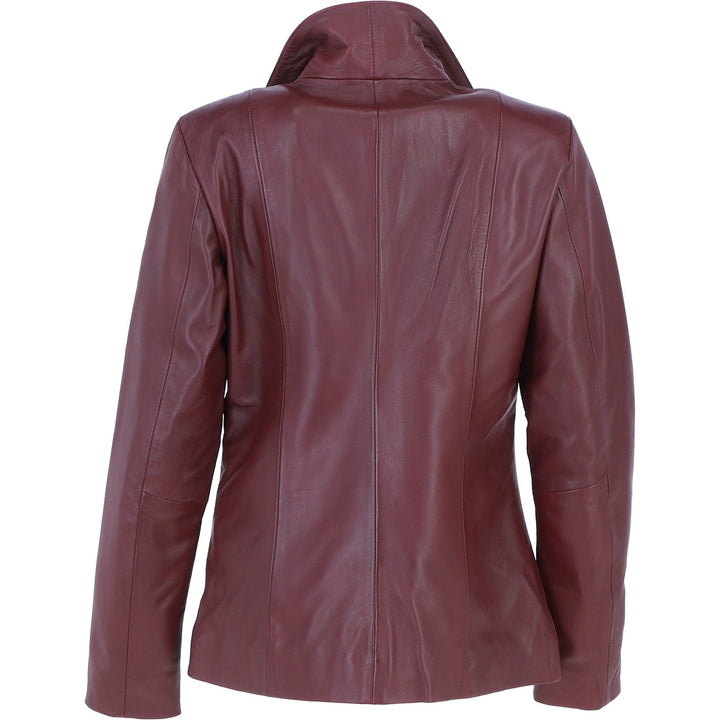 Burgundy Shadow Edge Jacket