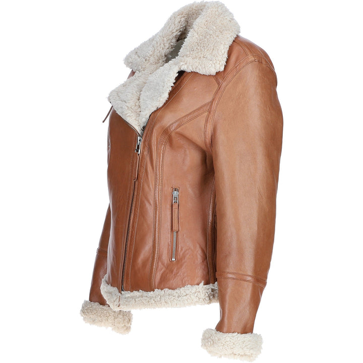 Cognac Vibe Whirl Jacket