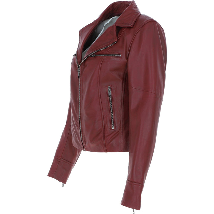 Burgundy Drift Edge Jacket
