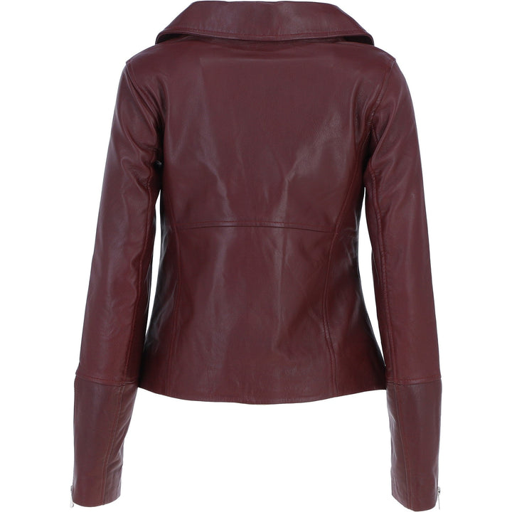 Burgundy Shadow Trend Edge Jacket
