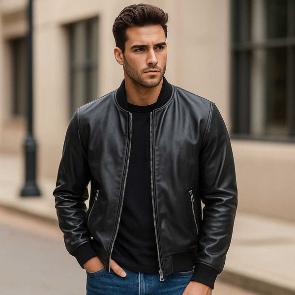 Bomber Onyx Wrap : Leather Lab