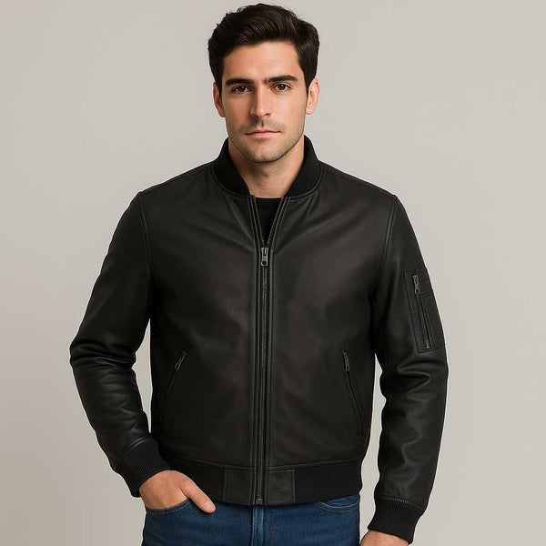 Bomber Vortex Vibe : Leather Lab