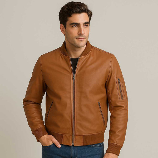 Bomber Vortex Glow : Leather Lab