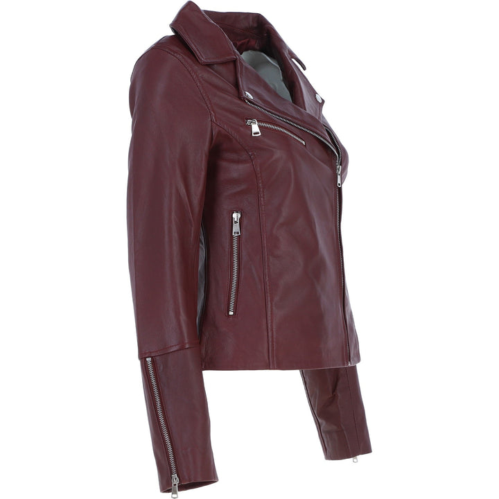 Burgundy Shadow Trend Edge Jacket