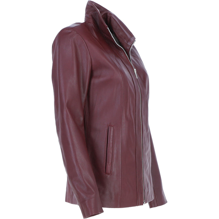 Burgundy Shadow Edge Jacket