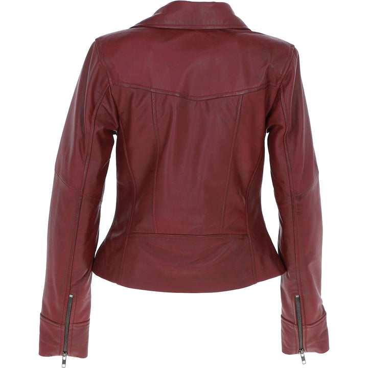 Burgundy Drift Edge Jacket