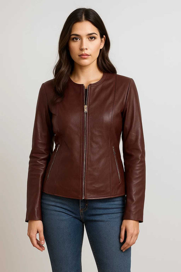 Burgundy Rebel Whirl Jacket