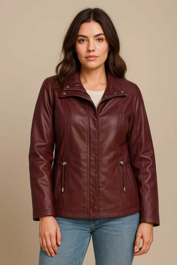 Burgundy Muse Groove Jacket