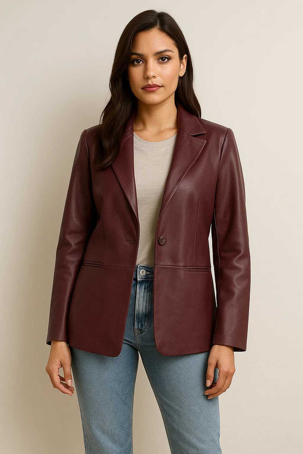 Burgundy Muse Pulse Blazer