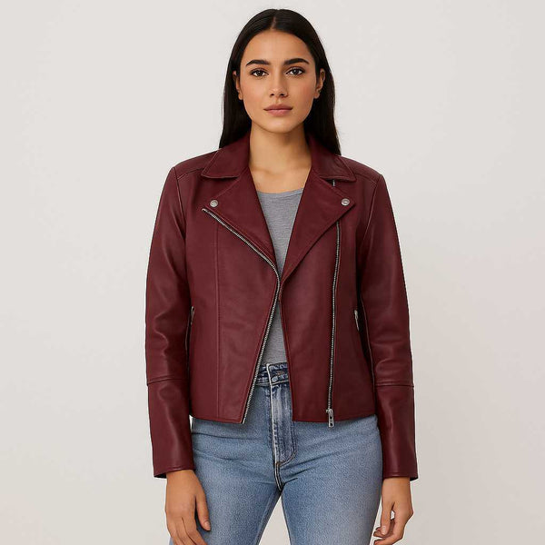 Burgundy Vibe Groove Jacket
