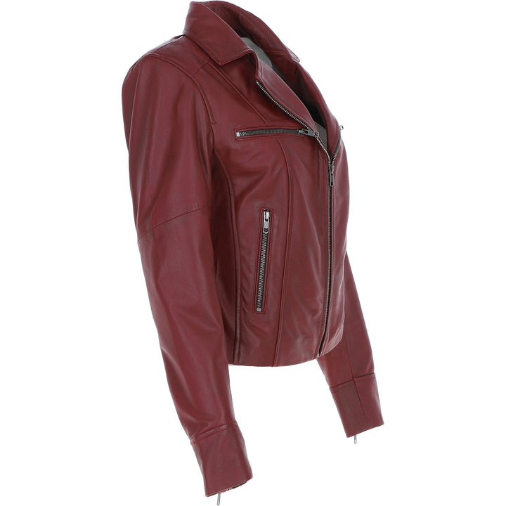 Burgundy Drift Edge Jacket