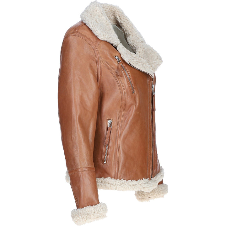 Cognac Vibe Whirl Jacket